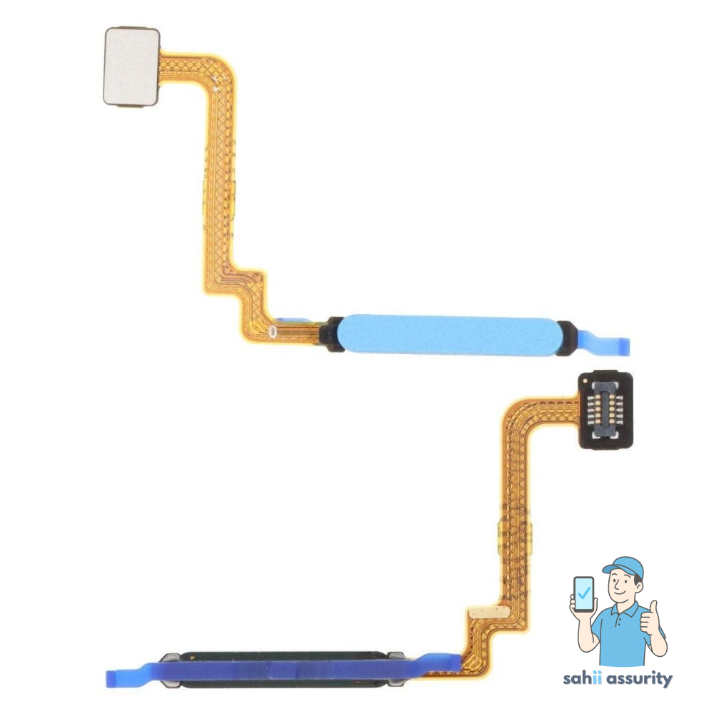 Fingerprint Sensor with Flex Cable for Xiaomi Redmi 10 Prime Blue
